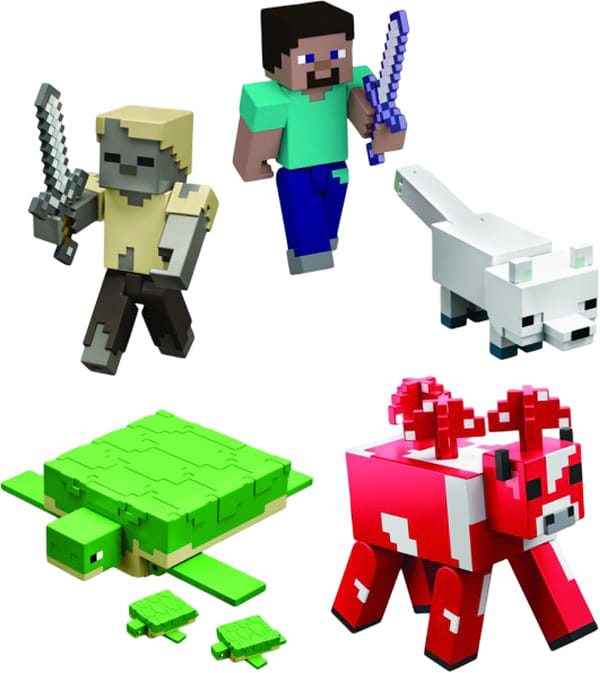 Фото - Колекційна фігурка набір Minecraft персонажа з аксесуаром Minecraft  (в ас.) (GTP08) Фото - Колекційна фігурка набір Minecraft персонажа з аксесуаром Minecraft  (в ас.) (GTP08)