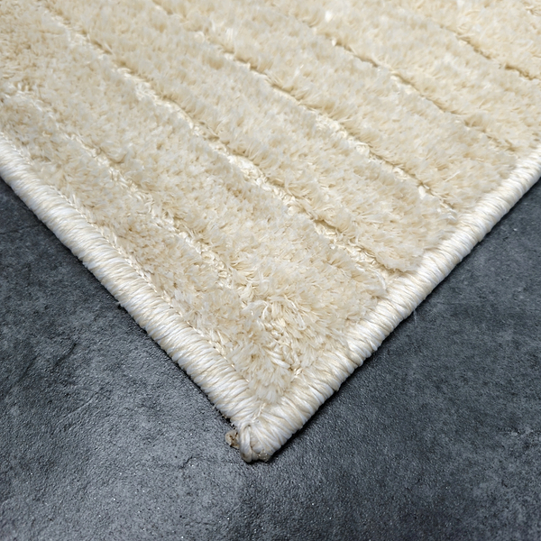 Фото - Коврик для ванной комнаты DarianA Joy 57x100+57x50 с вырезом молочный (1000010463)