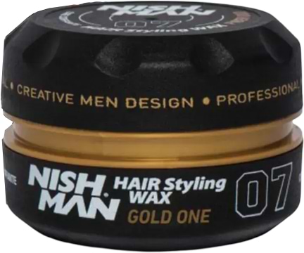 Фото - Гель і віск для укладки волосся Nishman Hair Wax 07 Gold One 150 мл (8682035088509)