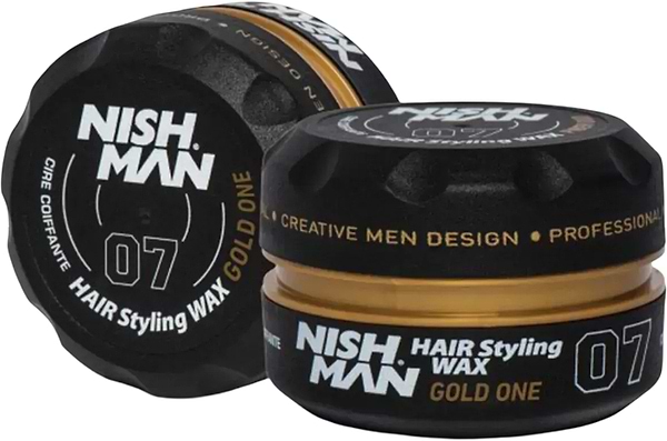 Фото - Гель і віск для укладки волосся Nishman Hair Wax 07 Gold One 150 мл (8682035088509)
