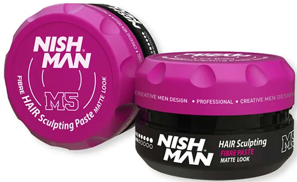 Фото - Гель и воск для укладки волос Nishman Fibre Paste Matte Look M5 100 мл (8682035081098)