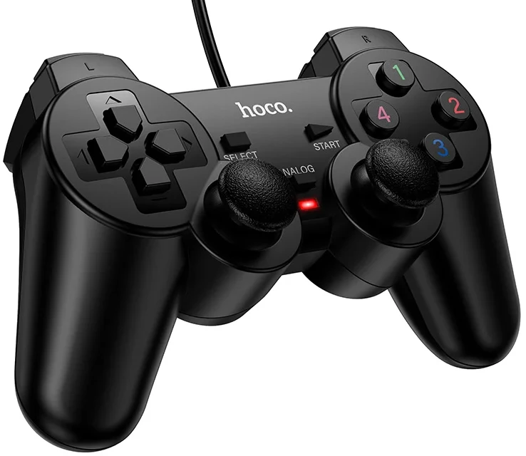 Геймпад HOCO GA3 Fast link wired game controller Black (6942007666619)