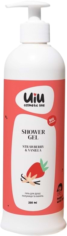 Фото - Гель для душа UIU Клубника&Ваниль 300 мл (4820152332844)