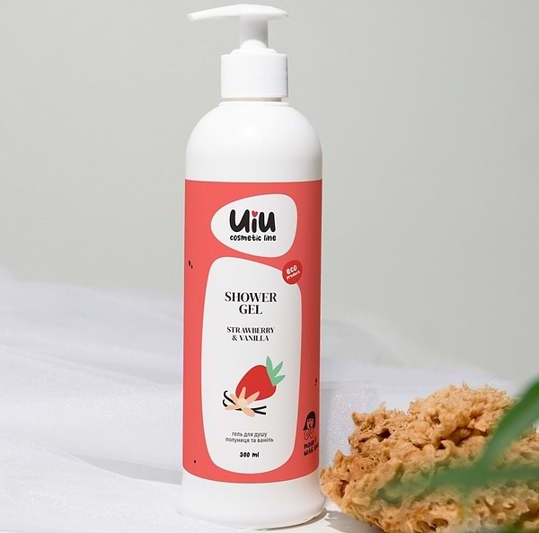 Фото - Гель для душа UIU Клубника&Ваниль 300 мл (4820152332844)