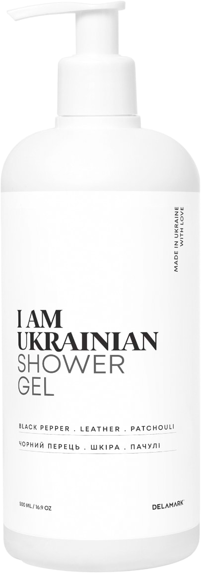 Гель для душа DeLaMark с ароматом черного перца кожи пачули 500 мл (4820152333100) - Фото 1