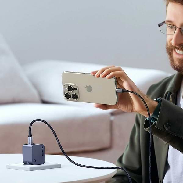 Фото - Сетевое зарядное устройство UGREEN X703 Nexode Pro 30W USB-C GaN Fast Charger Gray (35006)