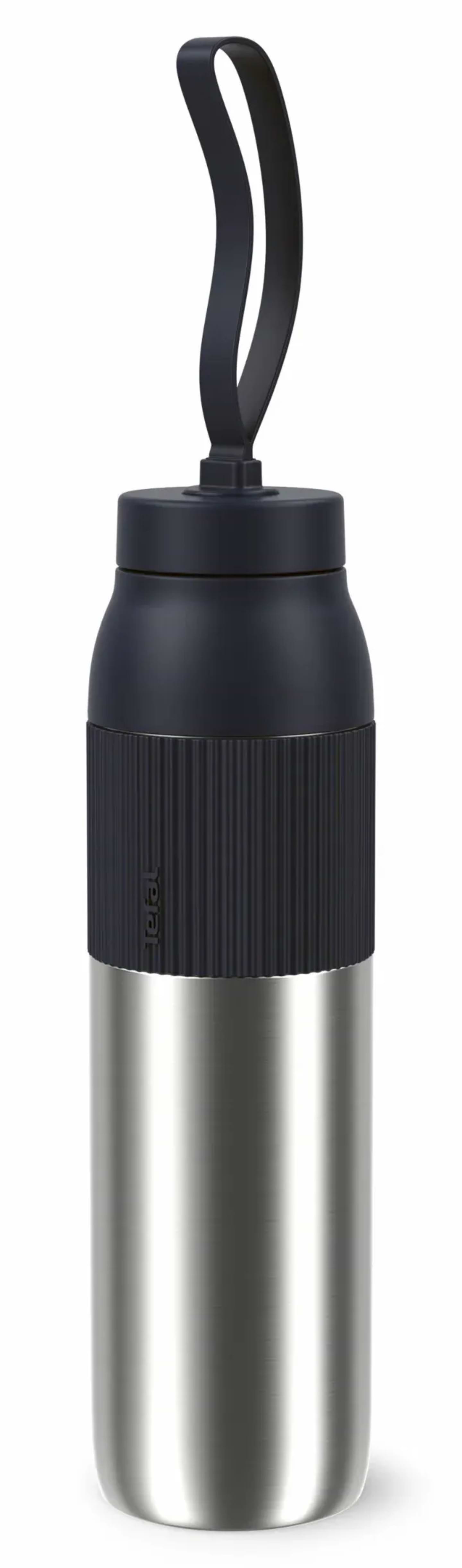 Термопляшка Tefal N2193110 BeYou Twist Screw Lid 0,7 л чорна - Фото 1