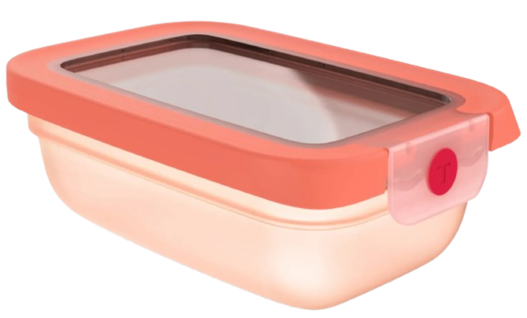 Ємність для зберігання Tefal N1210510 ONECLICK 0,75 л помаранчевий - Фото 1