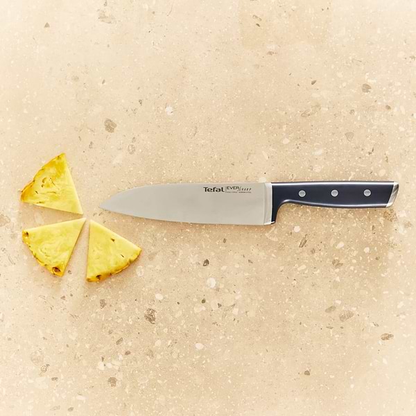 Фото - Нож повара Tefal K297S244 EverSharp 16,5 см + блок-точилка