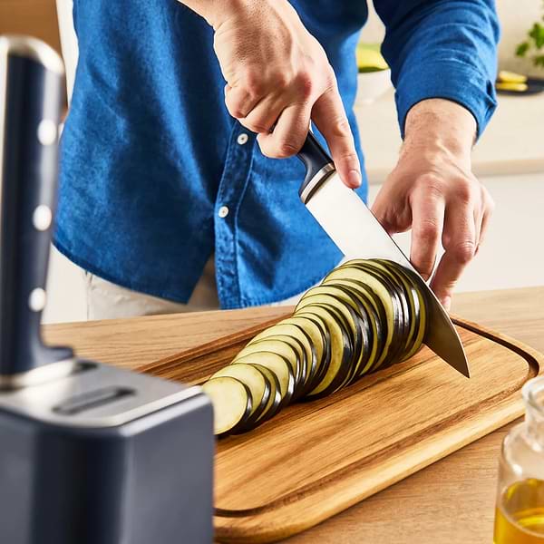 Фото - Набір ножів Tefal K297S744 EverSharp Pro 6 предметів + блок-точилка