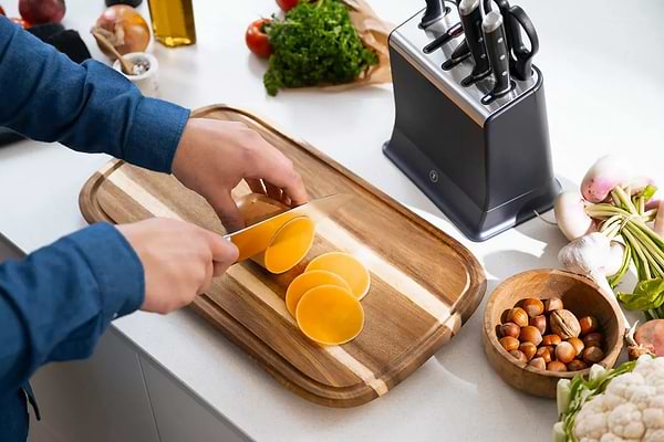 Фото - Набір ножів Tefal K297S744 EverSharp Pro 6 предметів + блок-точилка