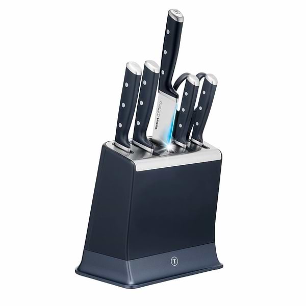 Фото - Набір ножів Tefal K297S744 EverSharp Pro 6 предметів + блок-точилка