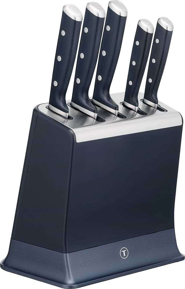 Фото - Набір ножів Tefal K297S644 EverSharp Pro 5 предметів + блок-точилка