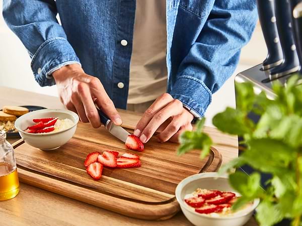 Фото - Набір ножів Tefal K297S644 EverSharp Pro 5 предметів + блок-точилка