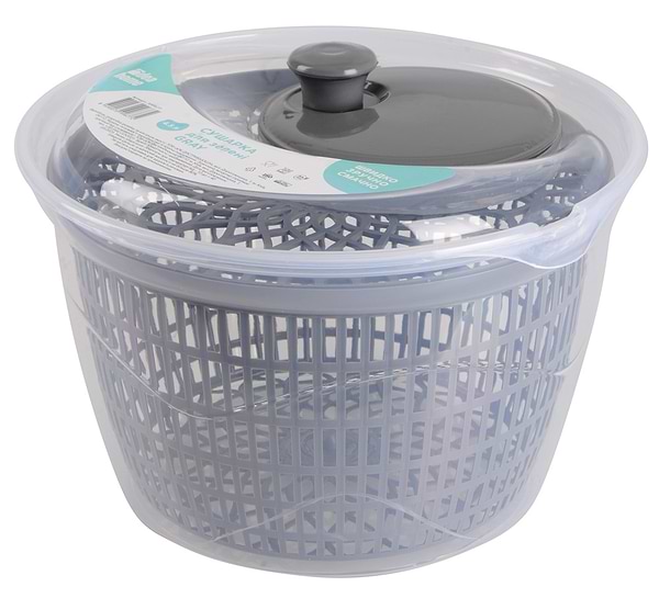 Фото - Сушка для салата Idea Home GRAY 4.5 л (BG-365 GRAY IH)