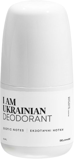 Фото - Дезодорант кульковий DeLaMark I am Ukrainian екзотичні нотки 70 мл (4820152333551)