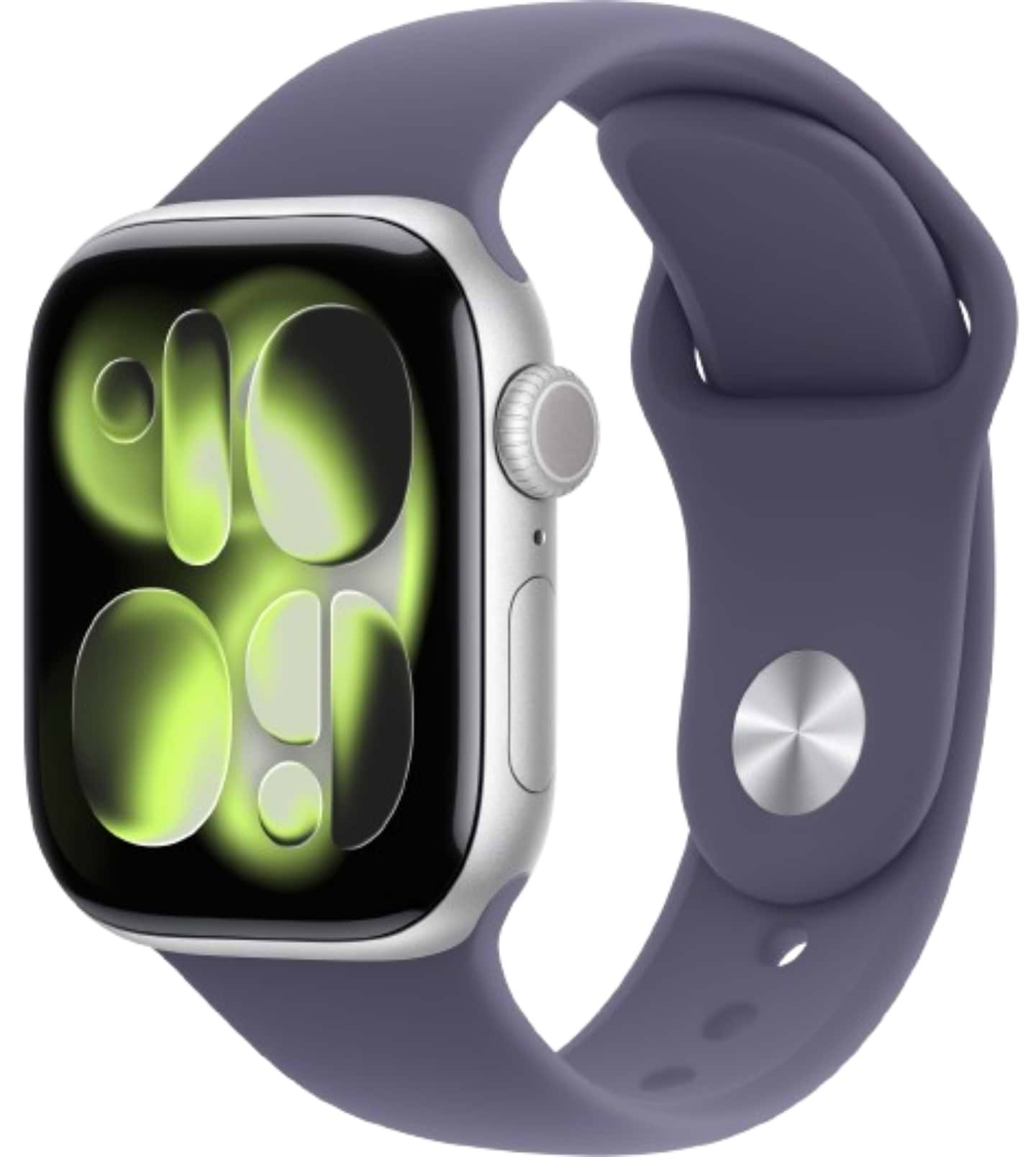 Смарт-годинник Apple Watch Series 11 GPS + eSIM 42mm Silver Aluminium Case with Purple Fog Sport Band - S/M - Фото 1