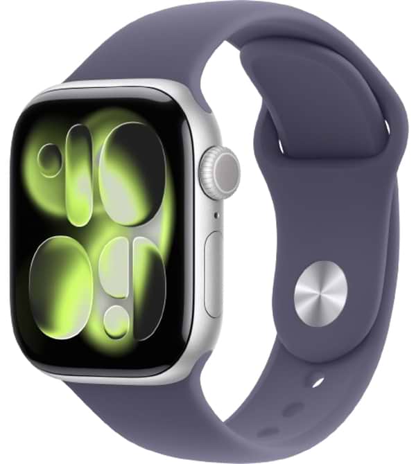 Фото - Смарт-часы Apple Watch Series 11 GPS + eSIM 42mm Silver Aluminium Case with Purple Fog Sport Band - M/L