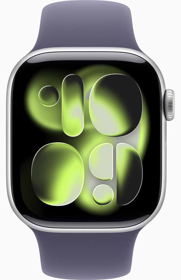 Фото - Смарт-часы Apple Watch Series 11 GPS + eSIM 42mm Silver Aluminium Case with Purple Fog Sport Band - M/L