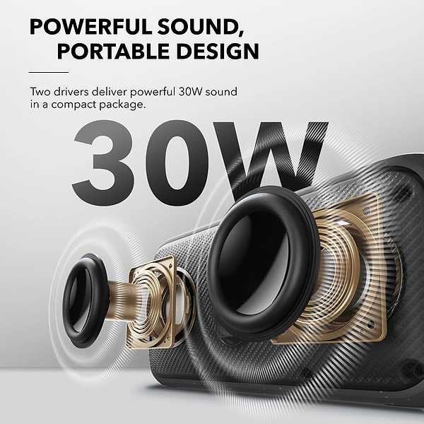 Фото - Портативна акустика Anker SoundСore Motion 300 Black (A3135011)