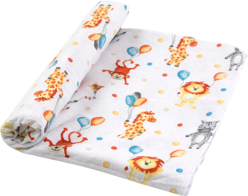 Пеленка многоразовая Руно фланель 80х90 Зоопарк (203.05_Зоопарк) - Фото 1
