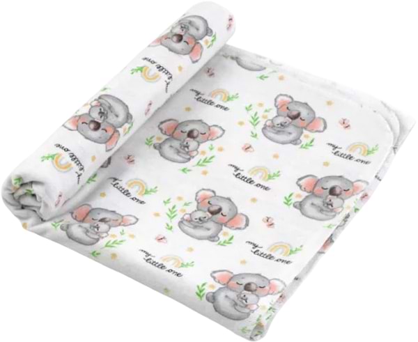 Фото - Пелюшка багаторазова Руно фланель 80х90 Коала (203.05_Коала)