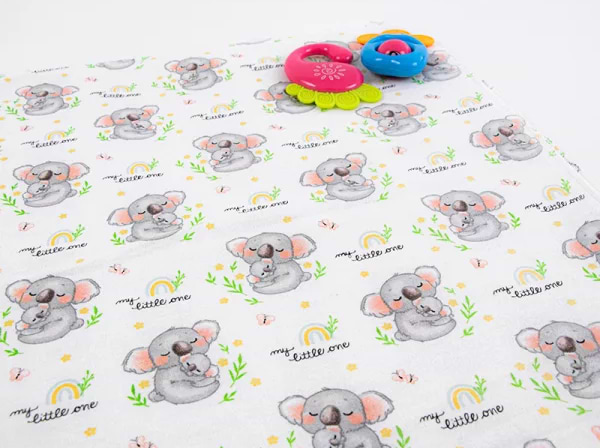 Фото - Пелюшка багаторазова Руно фланель 80х90 Коала (203.05_Коала)