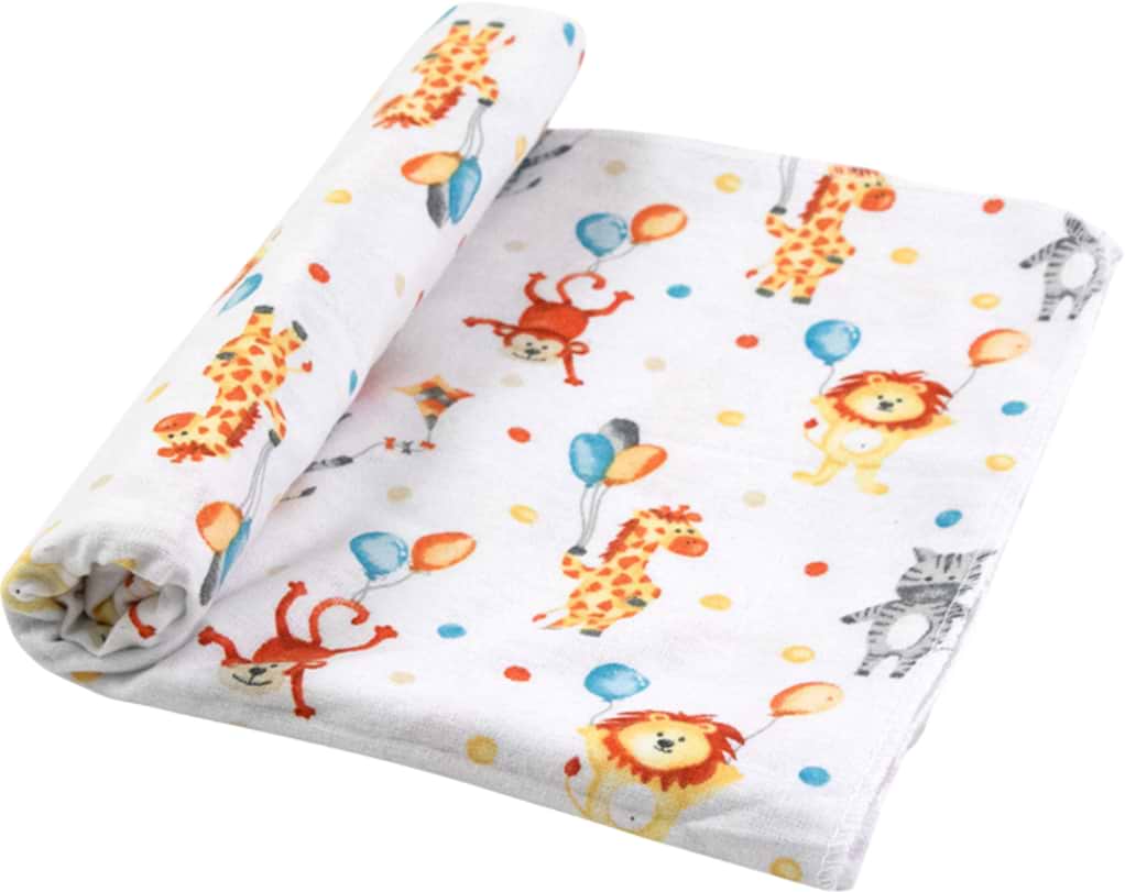 Пеленка многоразовая Руно фланель 90х110 Зоопарк (204.05_Зоопарк) - Фото 1