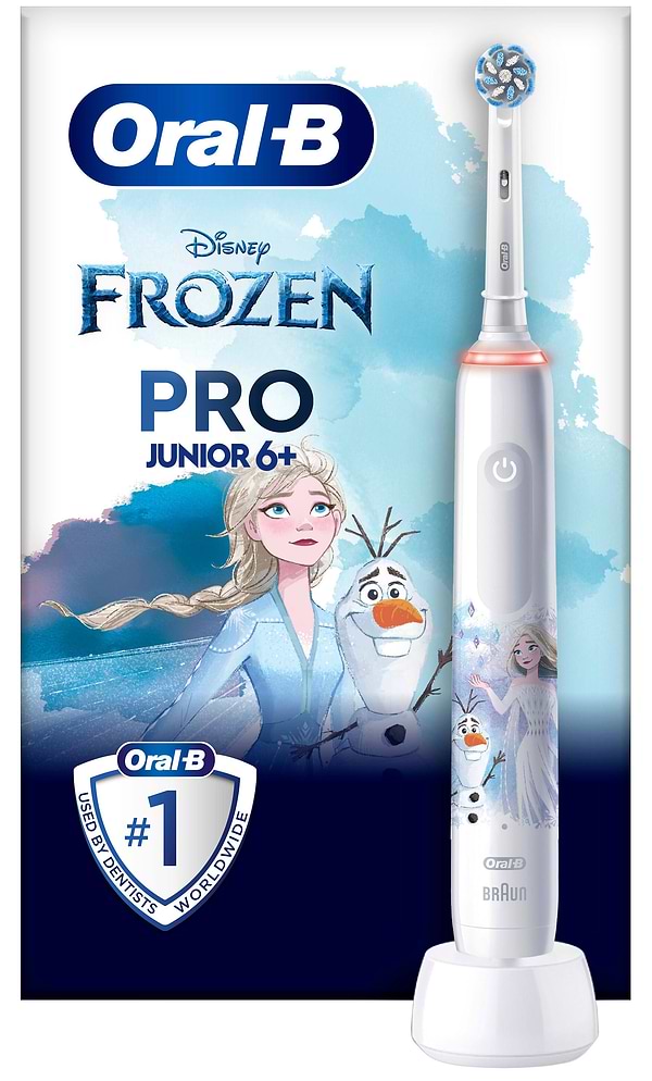 Фото - Зубна щітка електрична Oral-B Braun Pro Junior  D505.513.Z3K Frozen «Крижане серце»
