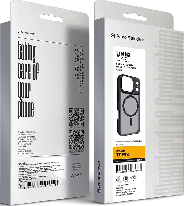 Фото - Чехол для смартфона Armorstandart Uniq MagCase for Apple iPhone 17 Pro Black (ARM86266)