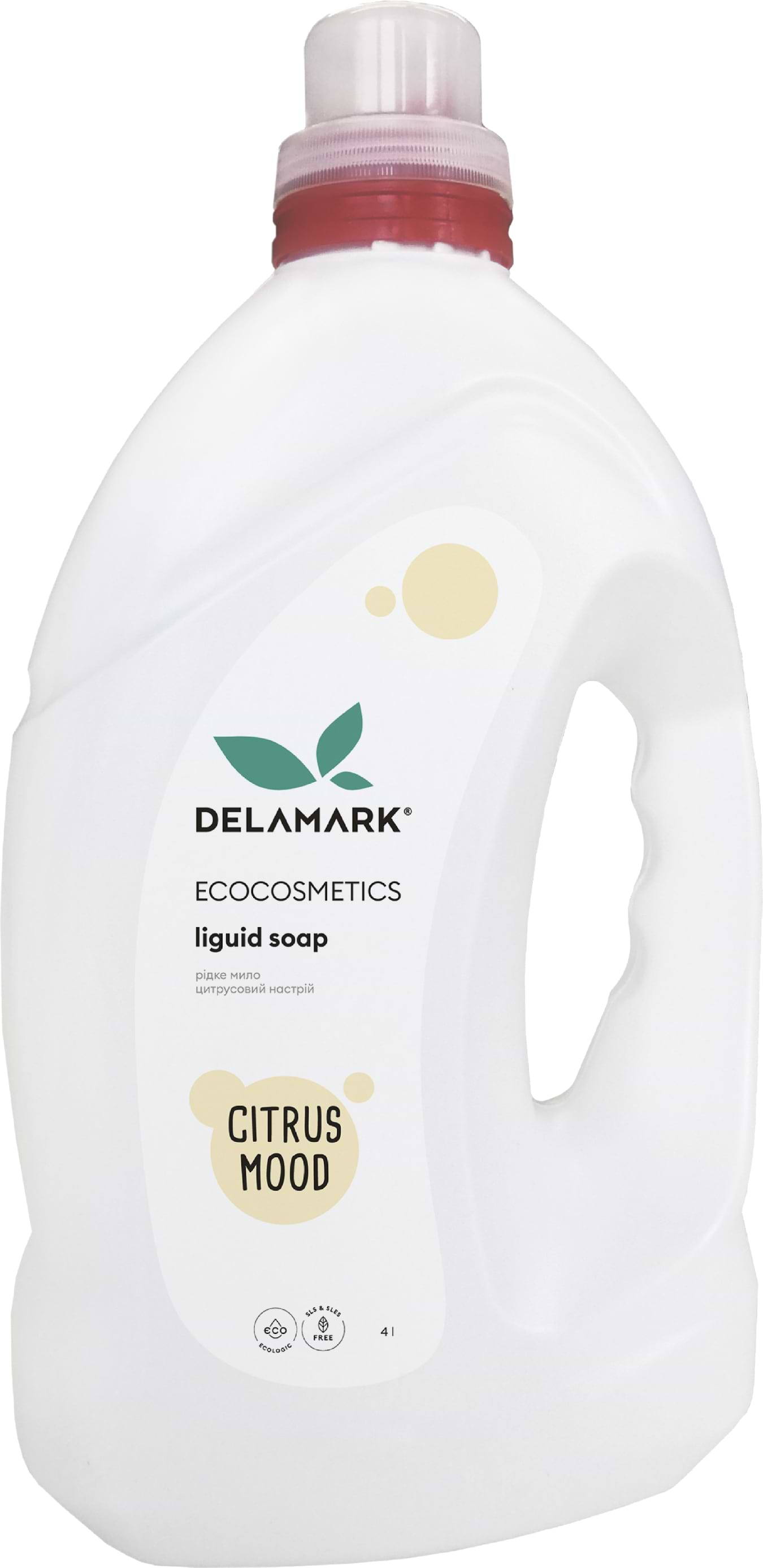 Рідке мило для рук DeLaMark Цитрусовий настрій 4 л (4820152332035)