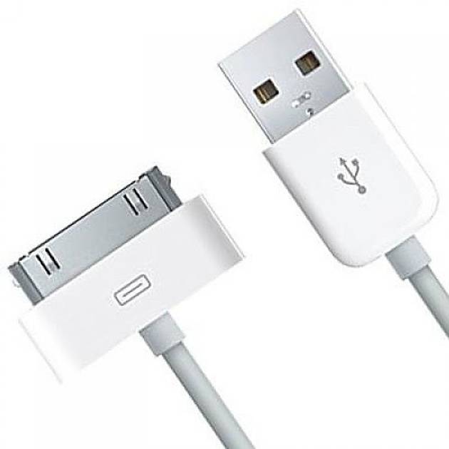 Фото - Кабель синхронизации данных AVATech USB 30 pin for iPhone 4 4s iPad iPod touch (cable - 104)