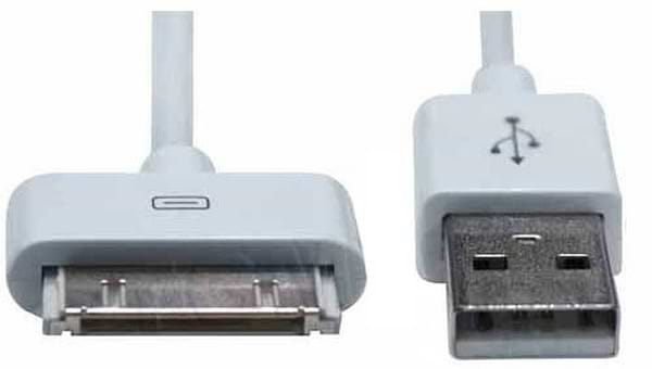 Фото - Кабель синхронизации данных AVATech USB 30 pin for iPhone 4 4s iPad iPod touch (cable - 104)