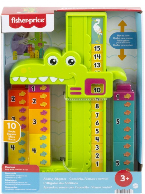 Фото - Игровой набор для малыша Fisher-Price Яркий Аллигатор Учимся вместе (JCT13)