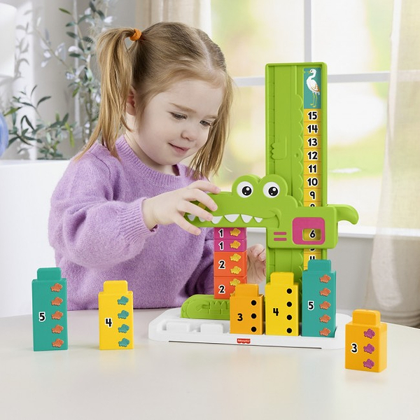 Фото - Игровой набор для малыша Fisher-Price Яркий Аллигатор Учимся вместе (JCT13)