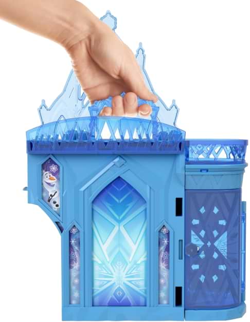 Фото - Кукольный набор Disney Frozen Замок принцессы Эльзы Ледяное сердце (JDP63)