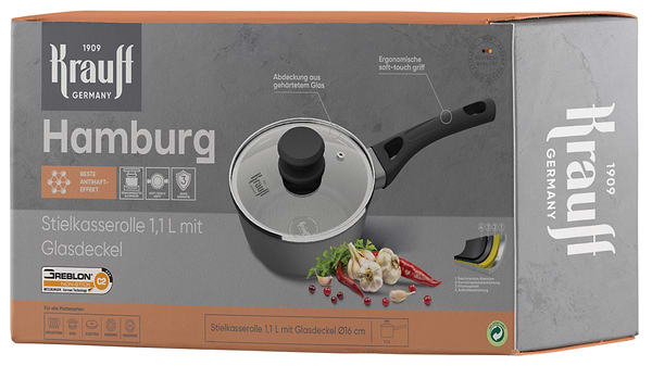 Фото - Ковш Krauff 1.1 л Hamburg (25-45-252)