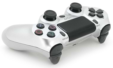 Геймпад Brazzers PS4 Wireless DUALSHOCK 4 Silver-White (35944) - Фото 1