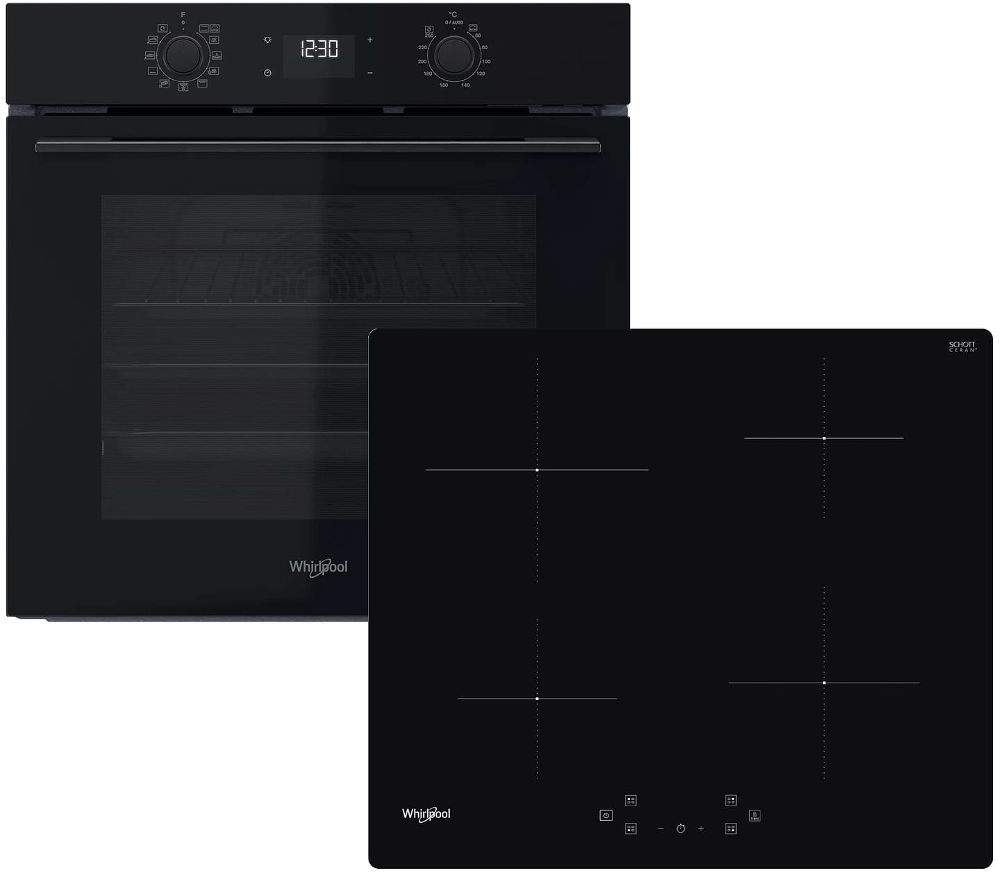 Комплект техніки Whirlpool Духова шафа + Варильна поверхня Whirlpool OMK58HU1B + WSQ4860NE - Фото 1