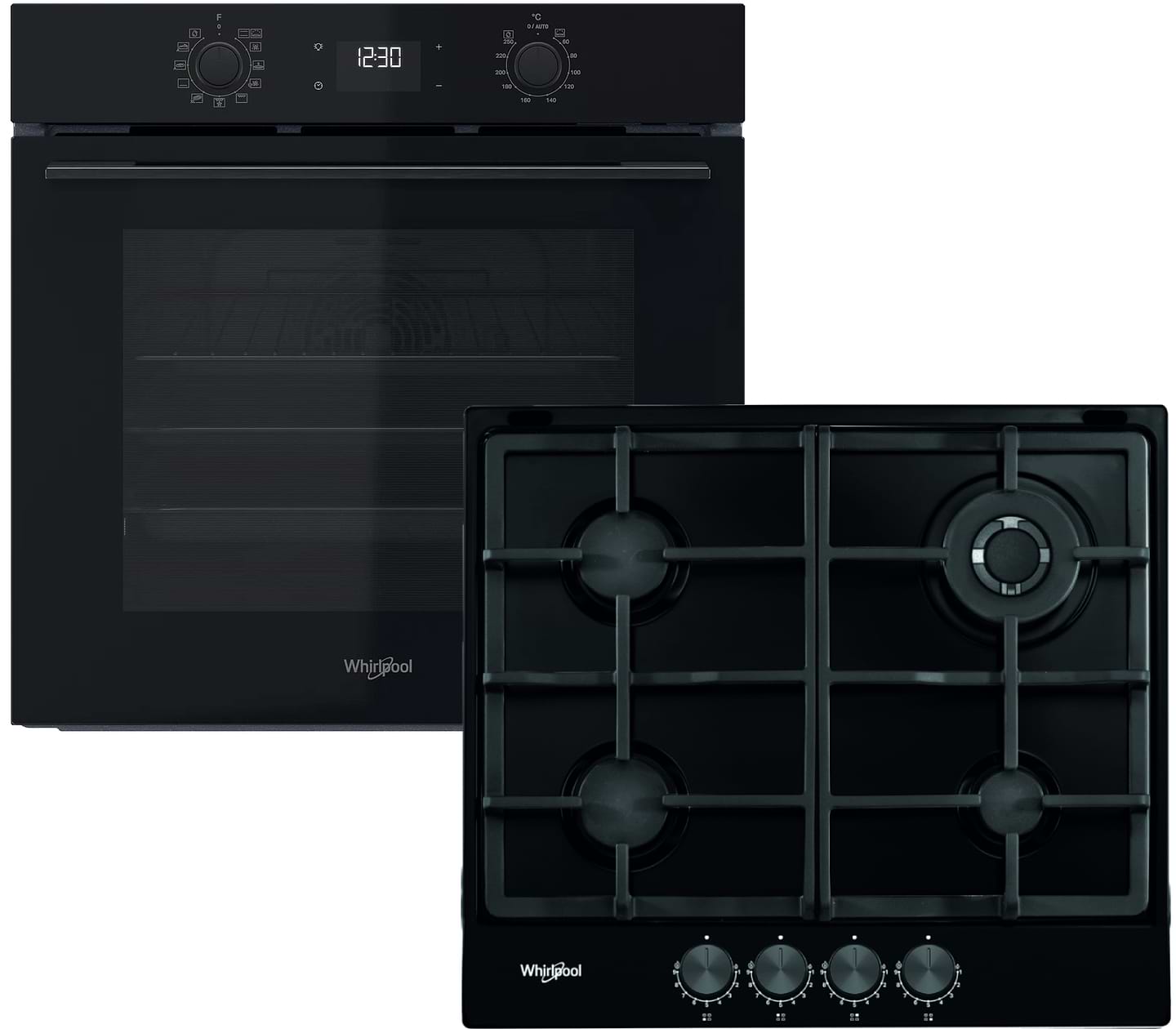 Комплект техники Whirlpool Духовой шкаф + Варочная панель Whirlpool OMK58HU1B + TGML661NB - Фото 1