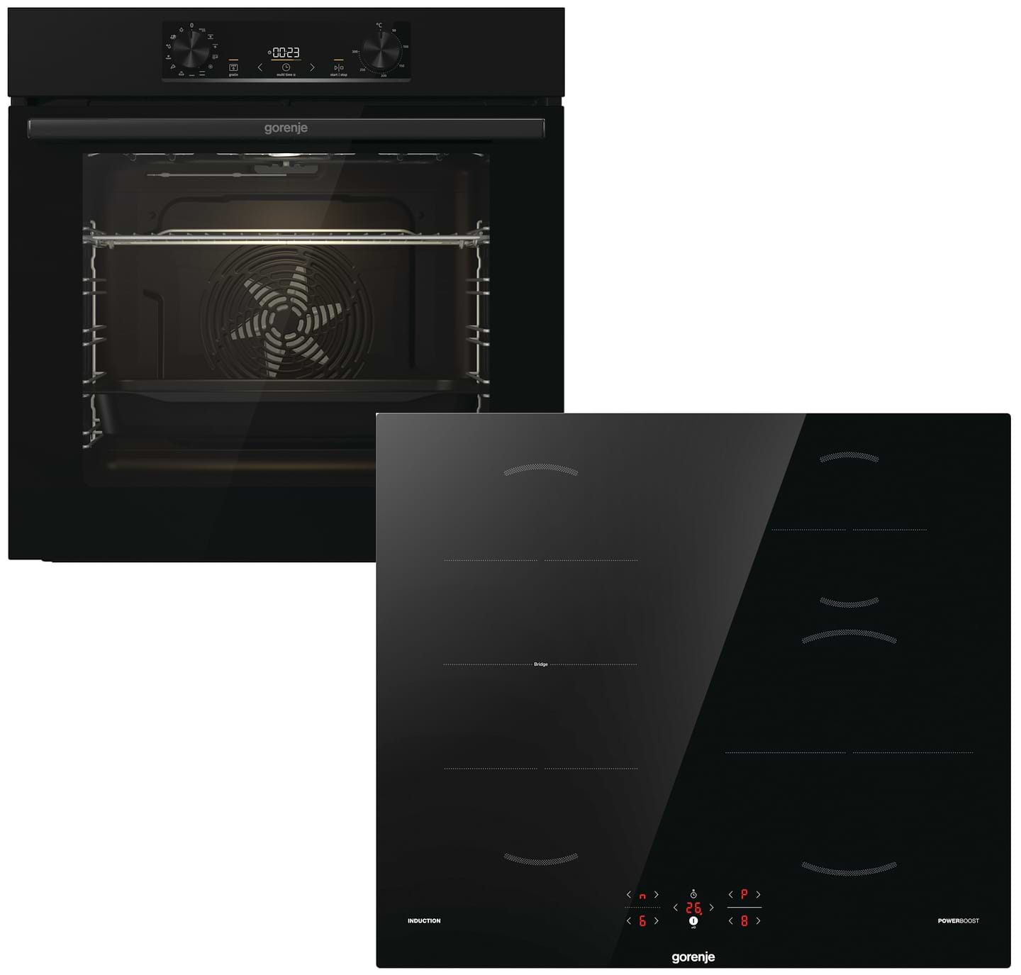 Комплект техники Gorenje Духовой шкаф + Варочная панель Gorenje BOP6737E02BK + GI621FMC - Фото 1