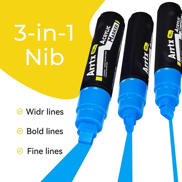 Фото - Набор маркеров Arrtx 12 шт. (AACM-0510-12A)