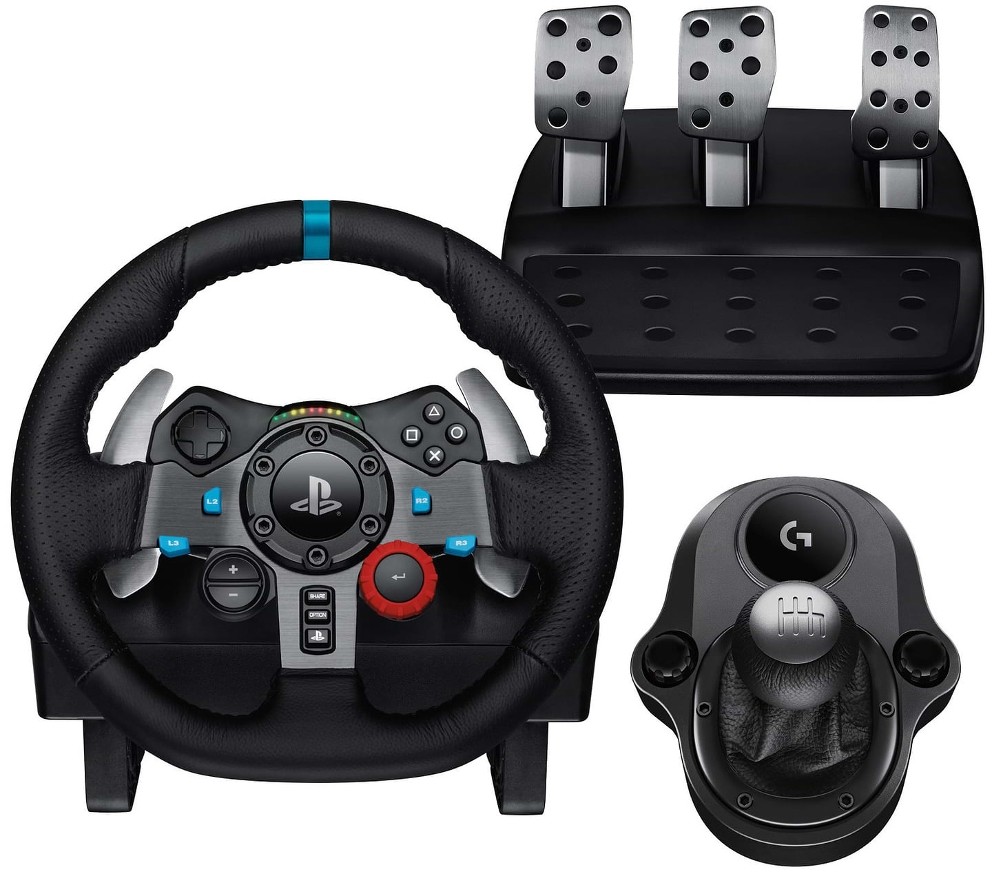 Кермо Logitech G29 Racing Wheel and Pedals for PS4/PS5 and PC + Shifter (991-000557) - Фото 1