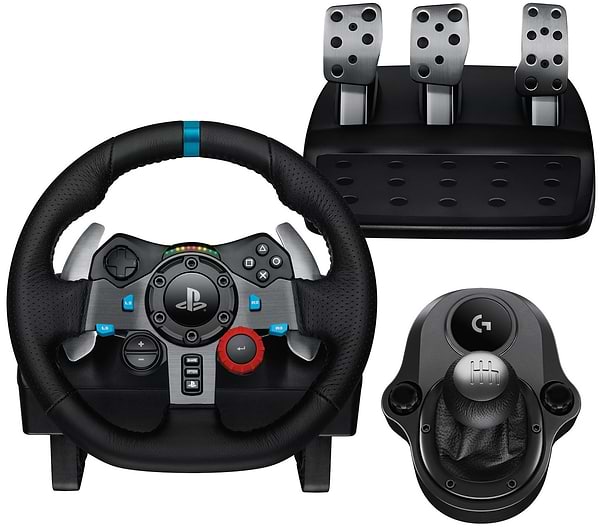 Фото - Кермо Logitech G29 Racing Wheel and Pedals for PS4/PS5 and PC + Shifter (991-000557) Фото - Кермо Logitech G29 Racing Wheel and Pedals for PS4/PS5 and PC + Shifter (991-000557)