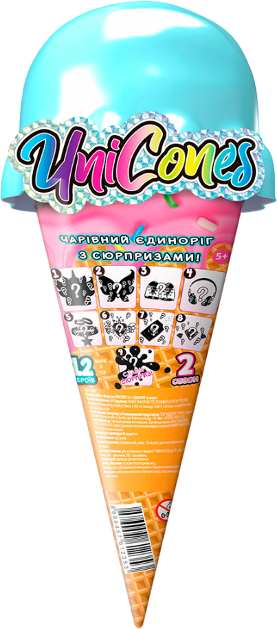 Ігрова фігурка-сюрприз Unicones S2 – ЕДИНОРОГ (в ассорт.) (1235) - Фото 1