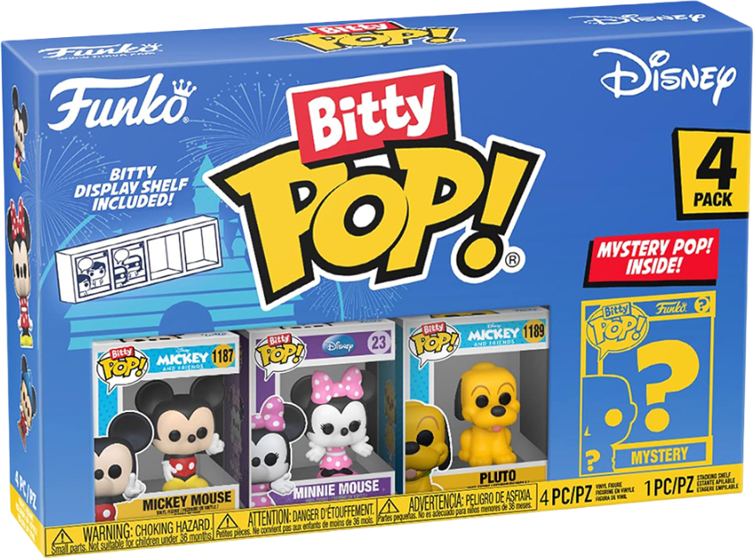 Игровая фигурка-сюрприз набор FUNKO BITTY POP! серии Дисней S1 (4 фигурки в ассорт.) (76340) - Фото 1