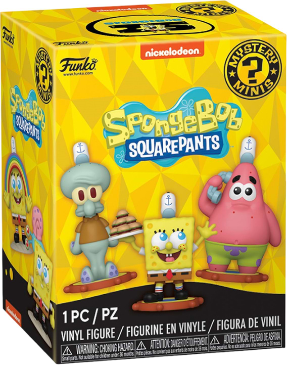 Игровая фигурка-сюрприз FUNKO MYSTERY MINIS – ГУБКА БОБ (в ассорт., в диспл.) (76102)