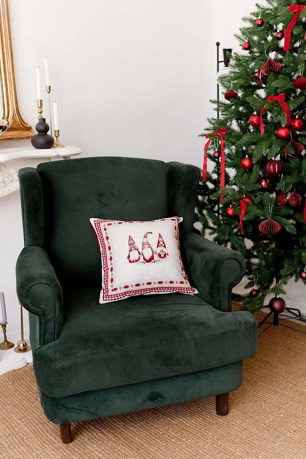 Фото - Подушка декоративная Прованс Snowfall Три гнома 45х45 см (023812)