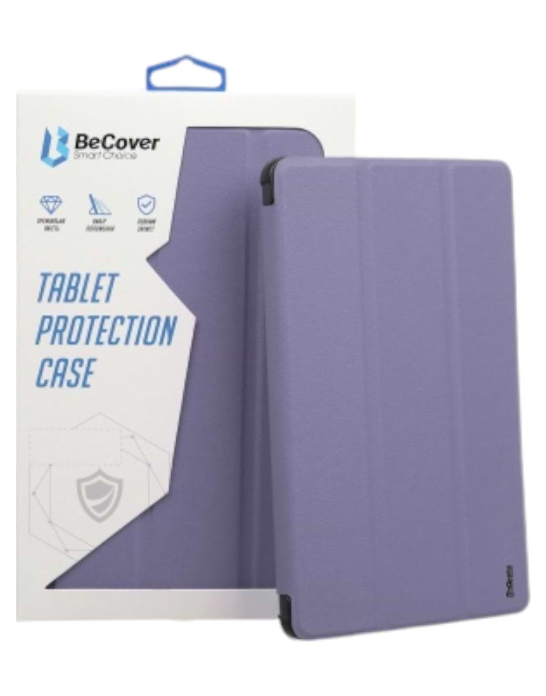 Чохол для планшету BeCover Tri Fold Soft TPU Silicone for Apple iPad Pro 12.9 2020/2021/2022 Purple (711739) - Фото 1