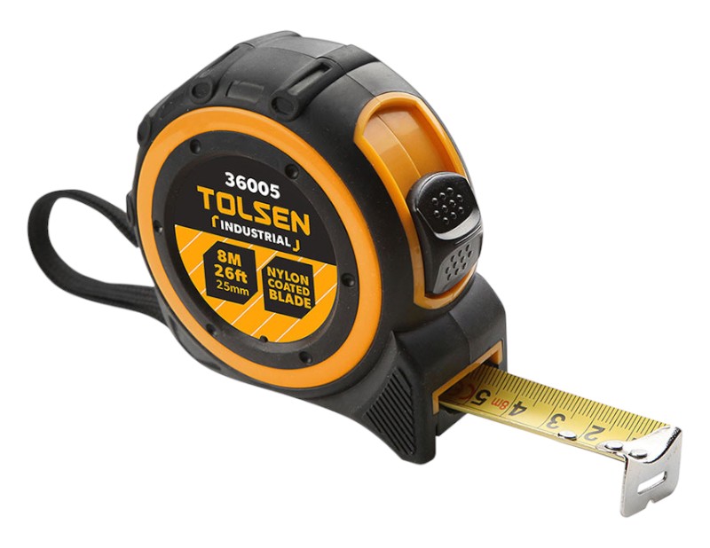 Рулетка Tolsen Ерго 8мх25мм (36005T)